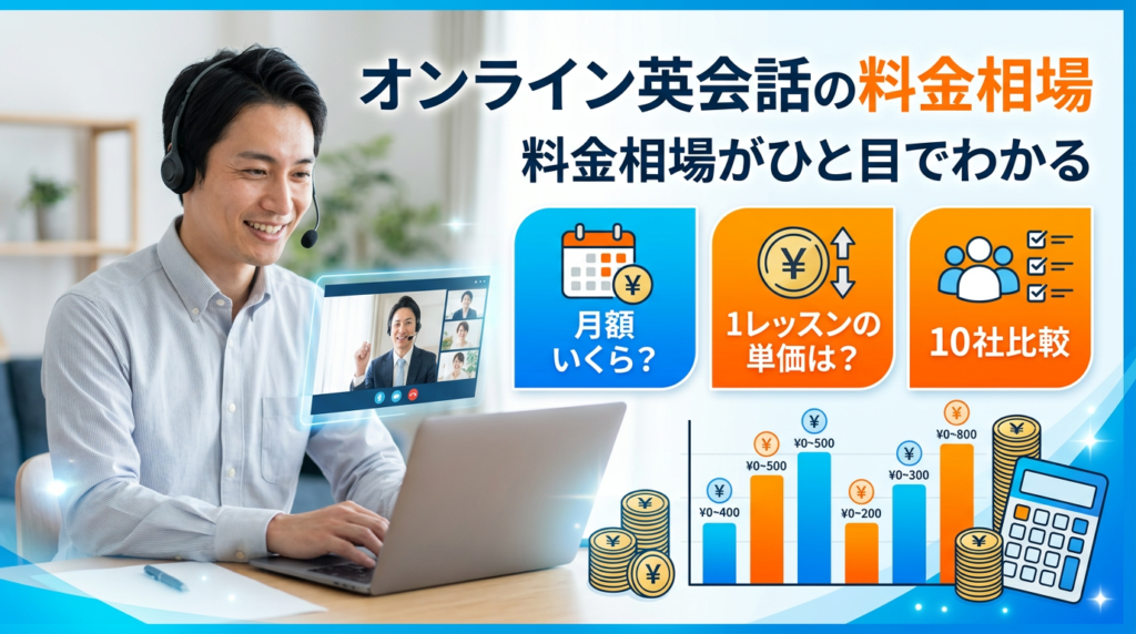 オンライン英会話料金相場