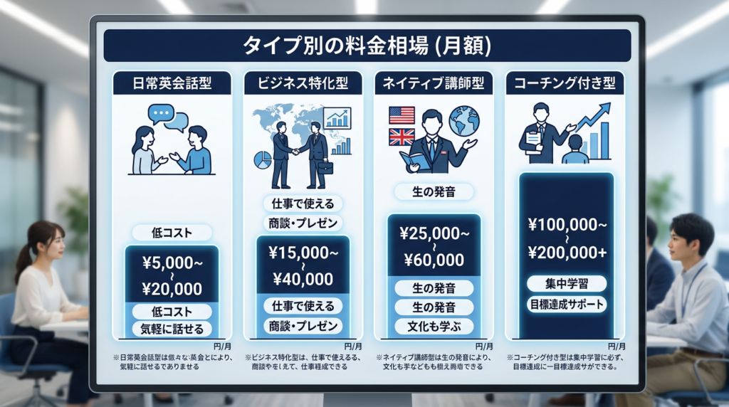タイプ別の料金相場｜あなたの目的で変わるリアルな費用