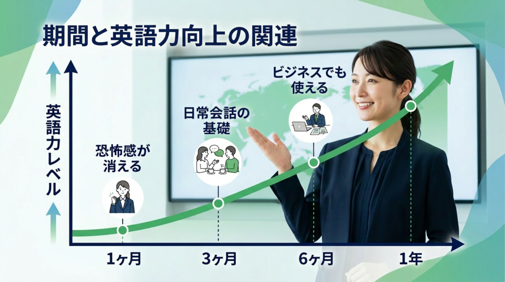 オンライン英会話を毎日やるとどのくらい効果がある？期間別の上達目安
