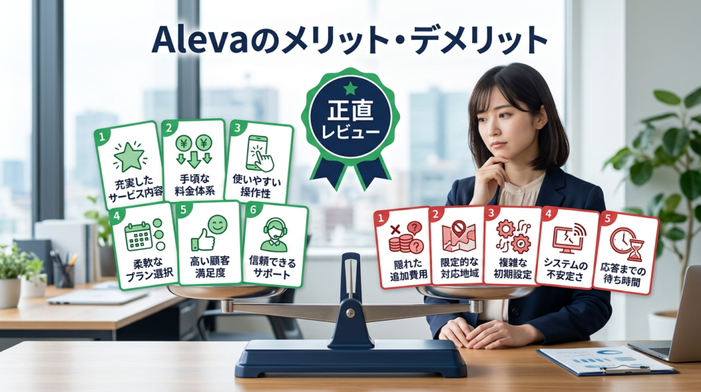 Aleva(アレバ)のメリット・デメリットを正直レビュー