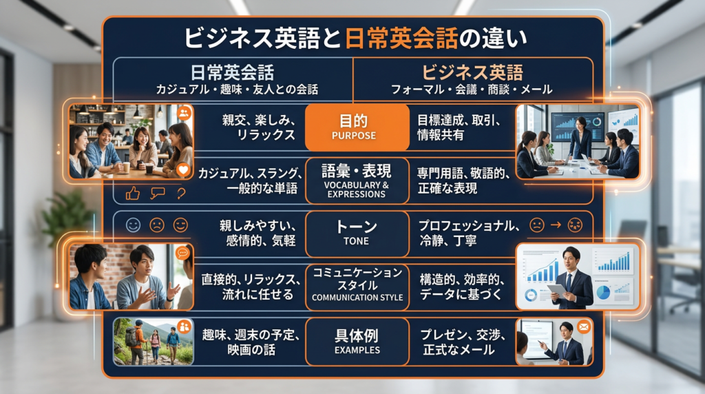 ビジネス英語とは？日常英会話との違いを解説