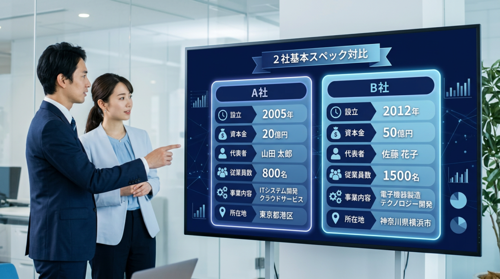 ビズメイツとレアジョブの基本情報を比較