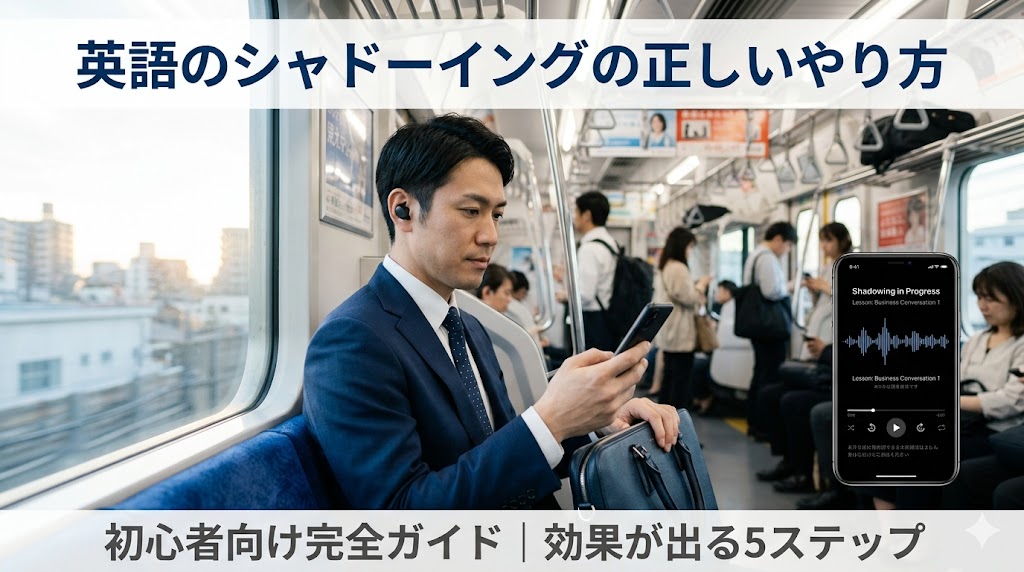 シャドーイング やり方 初心者
