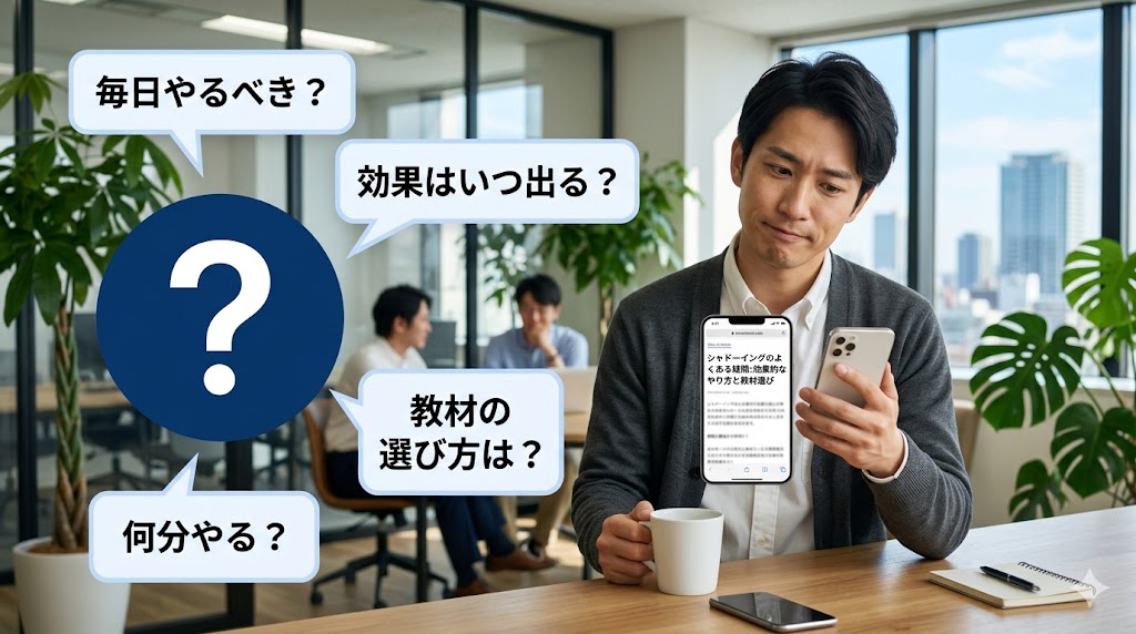 シャドーイングのやり方でよくある質問（FAQ）