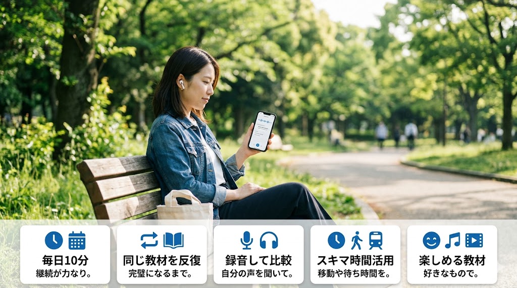 シャドーイングの効果を最大化する5つのコツ