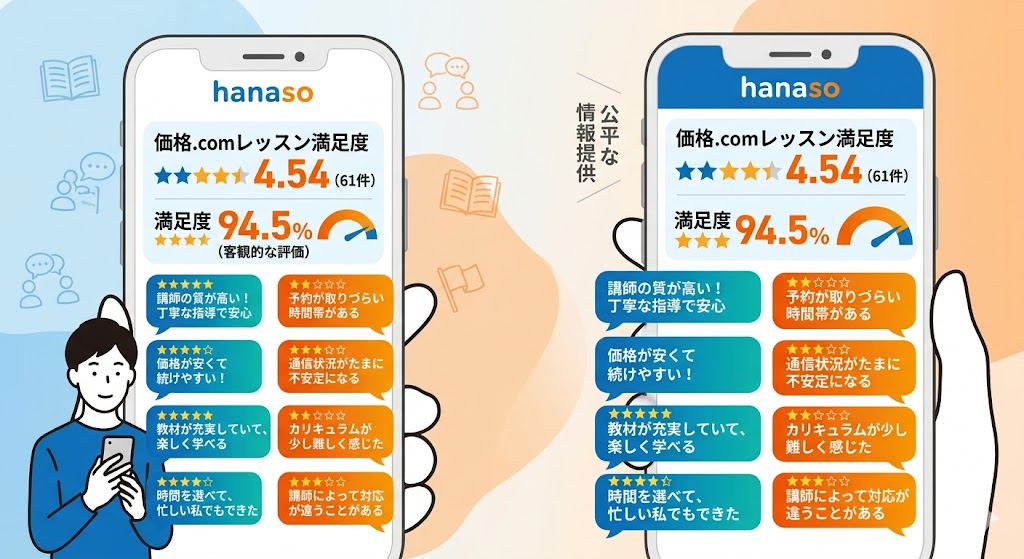 hanasoの口コミ・評判を徹底分析【良い・悪い両方紹介】