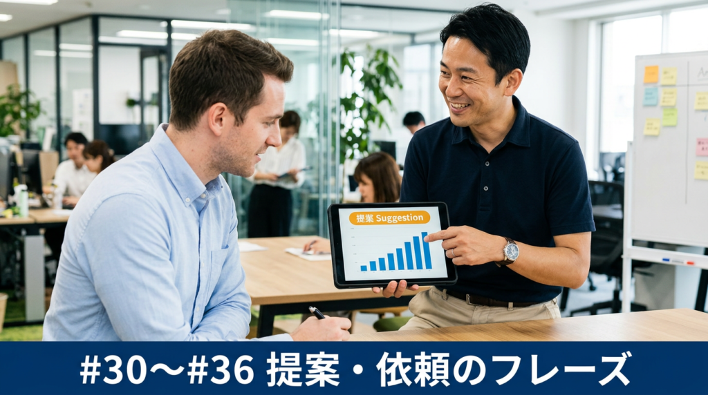 英語の会議で提案・依頼するフレーズ7選