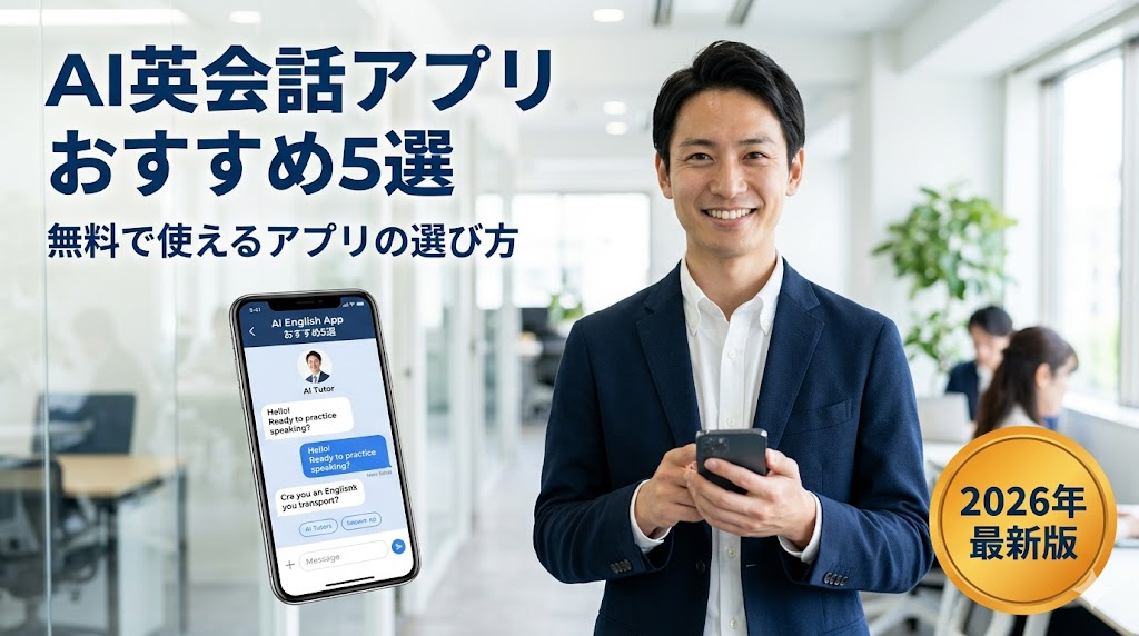 AI英会話,アプリ,おすすめ